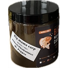 Big mama carp Boilies v Dipu Oliheň Chobotnice Black Pepper 250ml 20mm