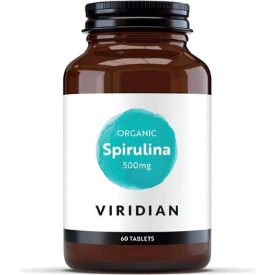 Viridian Spirulina 500mg Organic 60 tabliet