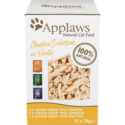 Applaws MultiChicken Kuracie výber 12 x 70 g