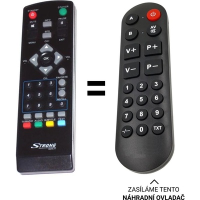 Dálkový ovladač Senior STRONG PRIMA PRIMA II Prima III