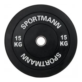 Image 1 of Sportmann Тежест Каучукова броня sportmann - 15 кг / 51 мм - черна