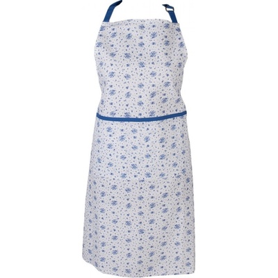 Blooming Bavlněná kuchyňská zástěra se vzorem modré růže Blue Rose 70x85cm