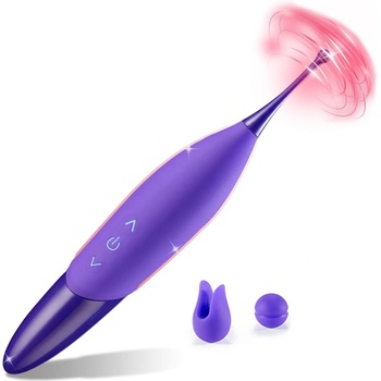 SuperLove Spiral Oscillation High Frequency Clitoral Stimulator Purple