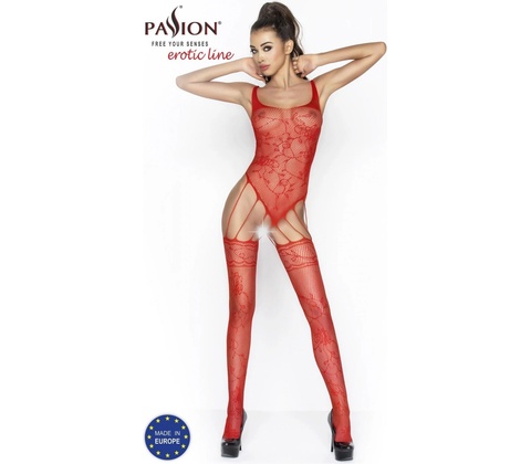 Bodystocking BS034 red červená