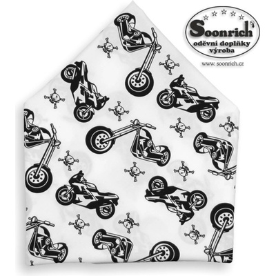 Soonrich šátek motorky bso011 černé