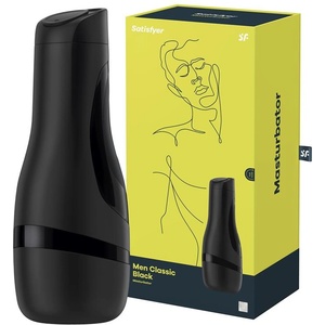 Satisfyer класически мастурбатор черен
