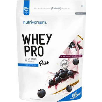 Nutriversum Pure Whey Pro, боровинков чийзкейк, 1000 g, Nutriversum