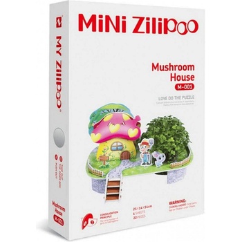 Zilipoo Ботанически 3D пъзел Ферма с живи растения 20 x 15 x 15.5 cм