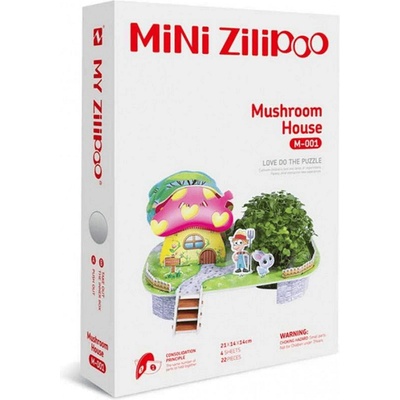 Zilipoo Ботанически 3D пъзел Ферма с живи растения 20 x 15 x 15.5 cм