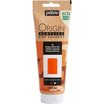 Pébéo Origin АКРИЛНА боя Cadmium Orange Hue 120 ml 1 бр (817105)