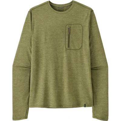 Patagonia Мъжка спортна тениска Patagonia L/S Cap Cool Sun Shirt Sport shirt - Caper Green / Buckhorn Green X-Dye (216-8006-0112)