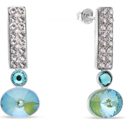 Spark se Swarovski Elements Lingo KFM4122CSSD Silky Sage DeLite zelené
