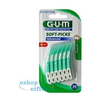 GUM Soft Picks Advanced Regular mezizubní kartáčky 30 ks