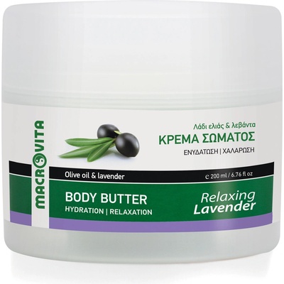Macrovita tělové máslo levandule 200 ml