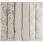 KikkaBoo Kikkaboo Комплект от 6 броя муселинови кърпички 30x30см - Secret Garden Beige (31103010109)