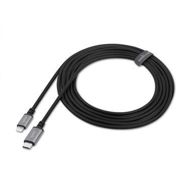 Image 1 of Moshi USB-C to Lightning Cable 3m - сертифициран (MFI) USB-C към Lightning кабел за Apple устройства с Lightning порт (300см) (черен)