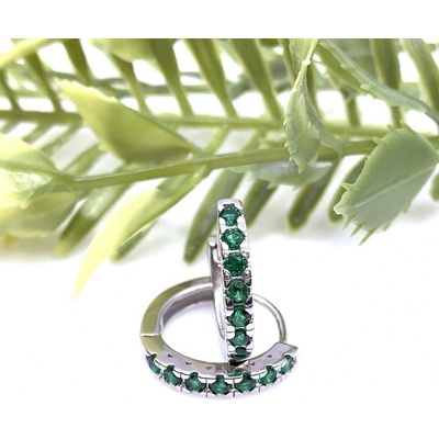 Jan Kos jewellery stříbrné náušnice kruhy 12122439