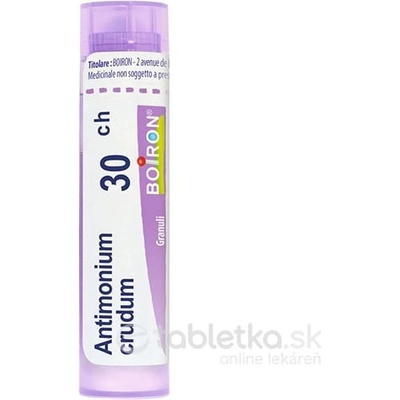 Antimonium Crudum gra.1 x 4 g 30CH