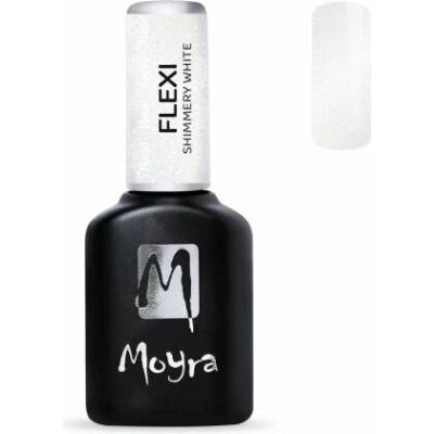 Moyra Uv gél lak Flexi Shimmery podkladový white 10 ml