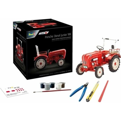 Revell Adventní kalendář Traktor Porsche Diesel Junior 108 v měřítku 1:24