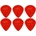 Dunlop 47RN 1.38 Nylon Jazz 6 Перце за китара (47R3N-6PACK-SET)