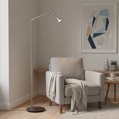 Ideal Lux - LED подова лампа DIESIS LED/4, 5W/230V CRI 95 матов хром (ID285337)