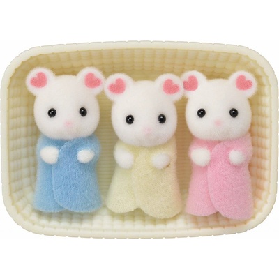 Sylvanian Families 5337 Bábätká trojčiatka myšiek Marshmallow