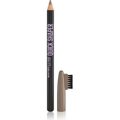 Maybelline new york Quick Shaper прецизен молив за вежди с четка цвят 03 Soft Brown