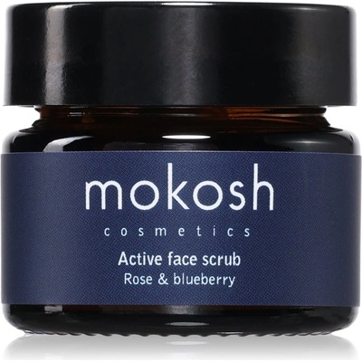 Mokosh Cosmetics Rose & Blueberry озаряващ пилинг 15ml