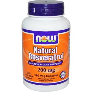 NOW Nowfoods Now Foods Натурален Ресвератрол