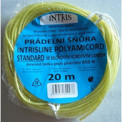 Intris Standard Šňůra na prádlo se silonovým lankem 20 m – Hledejceny.cz