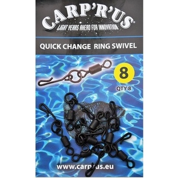 Carp ´R´ Us Quick Change Ring Swivel vel.8 8ks