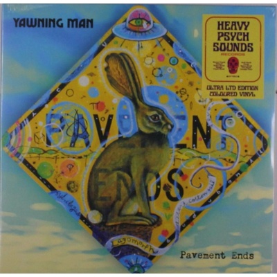 Yawning Man: Pavement Ends (yellow/blue Cyan/splatter Red Vinyl) LP
