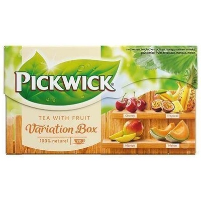 PICKWICK Černý čaj Variation třešeň tropické ovoce mango meloun 20 x 1,5 g