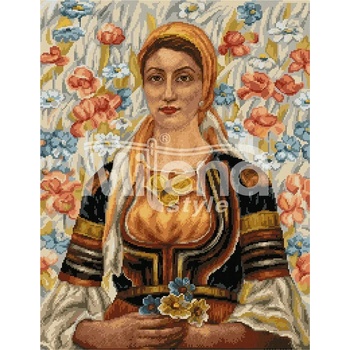 Milena Style Мома от Калотинци - гоблен със схема конци dmc 1: 1