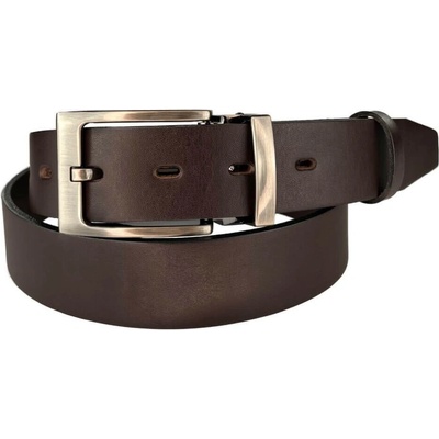 Penny Belts kožený opasek 35-100-2-40 tmavě hnědý