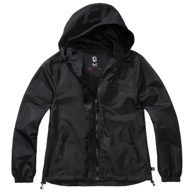 Brandit Дамско лятно яке в черен цвят Brandit Windbreaker black BW-33114-2 - Черен, размер XXL