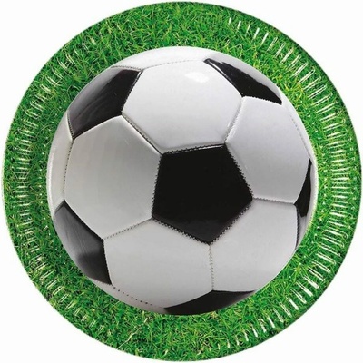 Papierové taniere FOTBAL 23 cm, GoDan