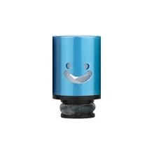 DripTip náustok univerzálny POM Smile guľatý modrá-svetlá