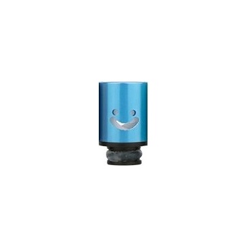 DripTip náustok univerzálny POM Smile guľatý modrá-svetlá