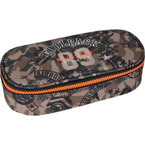 COOLPACK Елипсовиден ученически несесер Cool Pack Campus - Badges B (E62023)