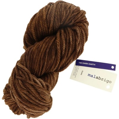 Malabrigo Chunky Dark Earth 140 hnedá