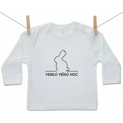 Boodyy tričko s dlhým rukávom Veselú Veľkú noc 3