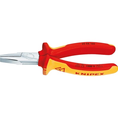 KNIPEX Kleště s plochými čelistmi izolované, VDE testované 160 mm 20 06 160 – Zboží Dáma