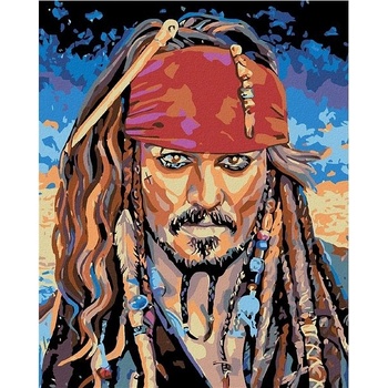 Zuty Zuty maľovanie podľa čísel Jack Sparrow I