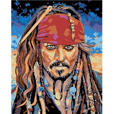 Zuty Zuty maľovanie podľa čísel Jack Sparrow I