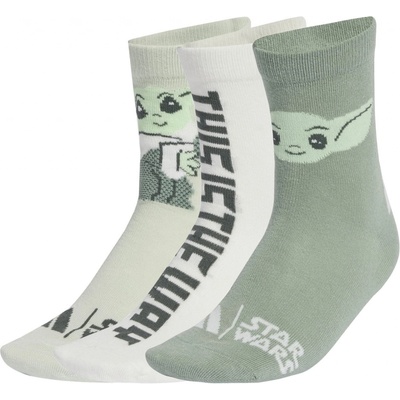 adidas setské ponožky nad kotník LK SW MNDO 3PP JG5809 zelená