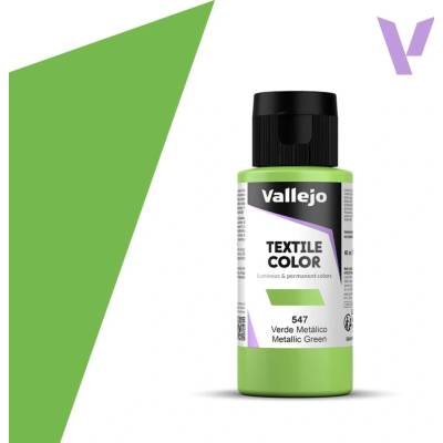 Vallejo Textile Color 40547 metallic green 60 ml