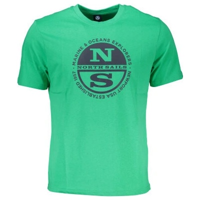 North Sails Stylové pánské tričko s krátkým rukávem Green