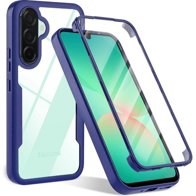 Techsuit Калъф за Samsung Galaxy A26 5G + Протектор - ColorVerse 360 Series - Син